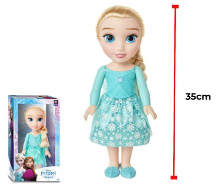 Kit 2 Frozen Boneca Princesa Elsa e Ana Disney