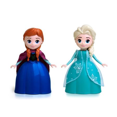 Frozen Elsa e Anna Bonecas Falam Cantam Músicas Disney Dolls