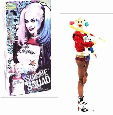 Boneca Harley Quinn Crazy Toys Arlequina Action Figure 30cm - Dangos -  Colecionáveis - Magazine Luiza