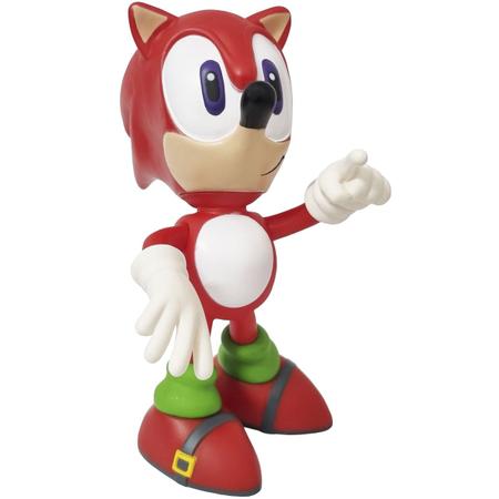 Boneco Sonic Vermelho Brinquedo Articulado Figuras Em Ação Collection 23 cm  Caixa Original Coleção