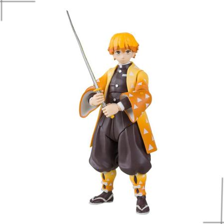 Action Figure Demon Slayer Zenitsu Boneco 7cm Nova Promoção