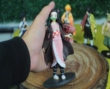 Boneco nezuko demon slayer 15cm action figures