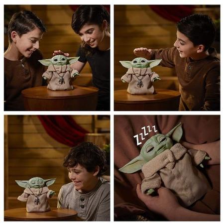 Imagem de Boneco animatronic Star Wars Mandalorian Baby Yoda The Child