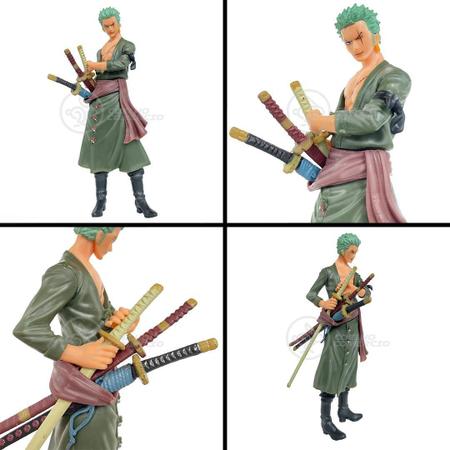 Boneco Anime Action Figure One Piece 18Cm - Roronoa Zoro - Smart Bracelet -  Action Figures - Magazine Luiza