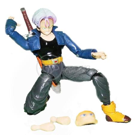 Trunks do Futuro, Action Figure Colecionável, Dragon Ball Z