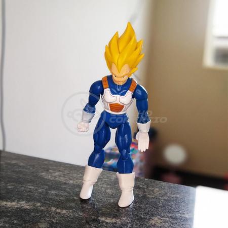 Boneco articulado de brinquedo dragon ball, figura de ação