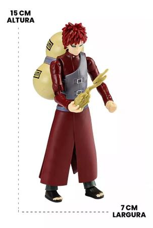 Boneco Naruto Shippuden Anime Heroes Gaara Bandai