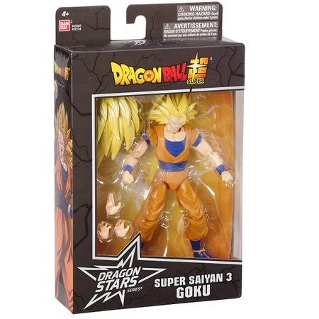 Boneco Articulado Goku Super Saiyan 3 8540-6 - Fun - Boneco Dragon