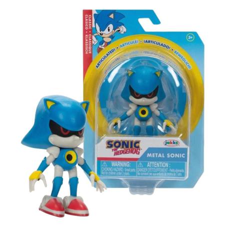 Boneco Sonic The Hedgehog Metal Sonic Articulado e Acessório