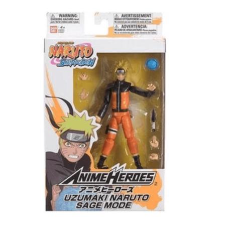 Boneco Naruto Uzumaki Anime Heroes 15 Cm Bandai F0051-1 - Star