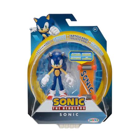 Imagem de Boneco Articulado Sonic de 9cm com Acessório - Sonic