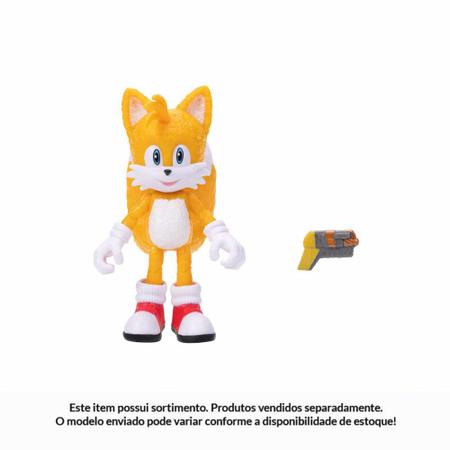 Brinquedo Boneco Sonic 2 Filme Articulado Tails 10 cm 3409