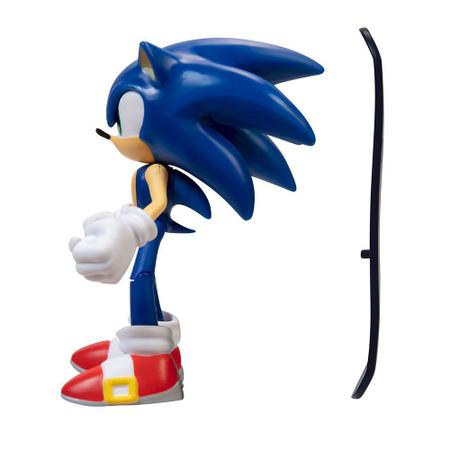 Sonic the Hedgehog 2 Movie Super Sonic 10cm c/ Esmeralda - Jakks - Bonecos  - Magazine Luiza