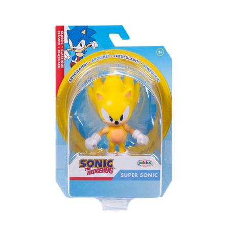 Imagem de Boneco Articulado Super Sonic de 7cm - Sonic