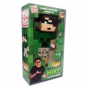 Boneco Mike Tazer Craft: Minecraft - ZR Toys - Toyshow Tudo de