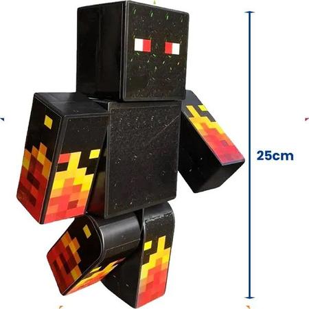 Boneco r Athos Minecraft Articulado - Algazarra 25CM E 35CM - Boneco  Minecraft - Magazine Luiza