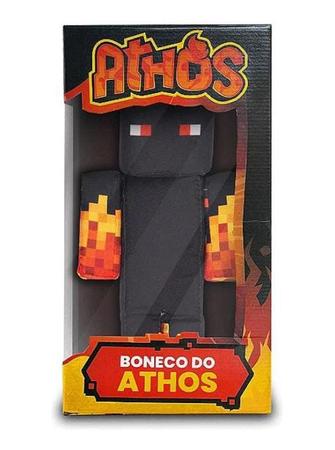 Boneco Athos r Streamers Minecraft 35 Cm