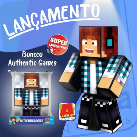 Boneco Authentic Games 25cm Minecraft – 3031215 - Algazarra