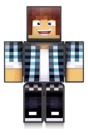 Personagem Autentic e Lidya Minecraft