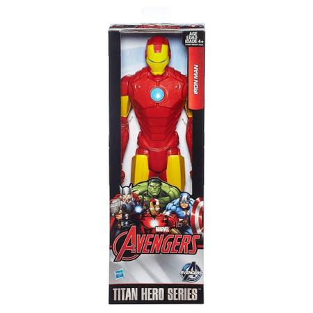 Imagem de Boneco Avengers Iron Man Titan Hero Plástico Hasbro (3586)