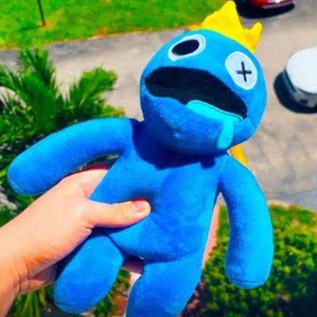 Boneco Blue Rainbow Friends ul Babão Pelúcia Jogo Roblox - Bonecos -  Magazine Luiza