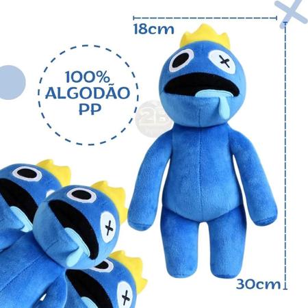 Pelúcia Rainbow Friends Roblox Monstro Blue Azul Babão 30cm