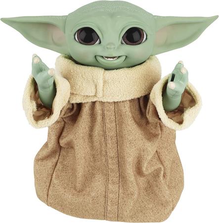 Pelúcia Star Wars Grogu com Sons e Movimentos - Mattel no Shoptime