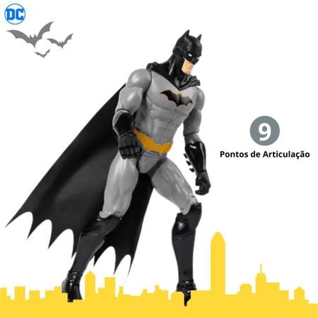 Imagem de Boneco Batman Liga da Justiça do 30cm Fala Frases DC Candide 9617