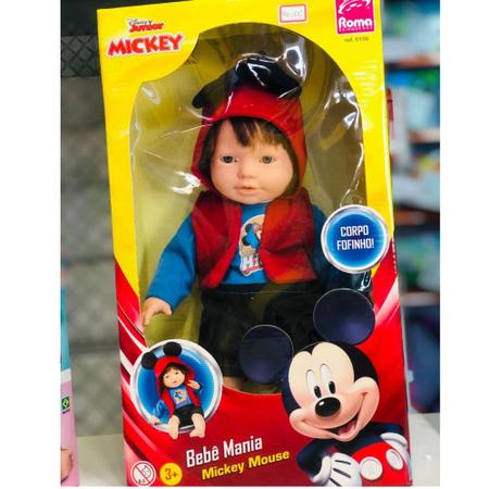 Imagem de Boneco Bebê Mania Mickey Mouse - SÃO MARCOS