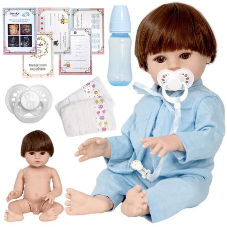 Boneca BB Reborn 100% Silicone Preço Bom Magazine Luiza - Cegonha