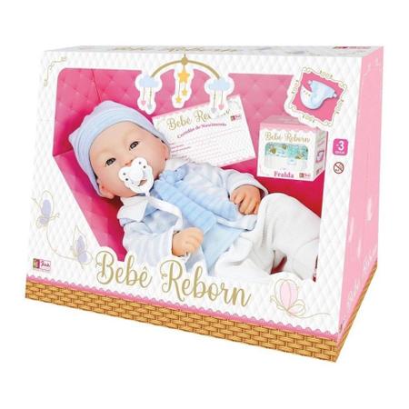 BONECA BEBE REBORN MENINO-15 DIAS