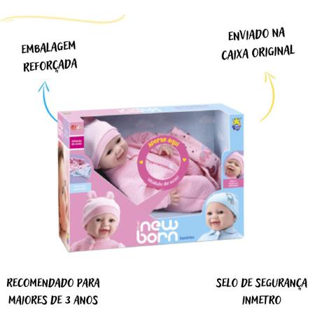Imagem de Boneco bebe reborn menino que fala boneca tipo bebê reborn realista riborn riborni reborni reborne fecha os olhos moves brinquedo