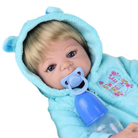 Bebes reborn menino NPK 23 Full silicone reborn baby boy dolls