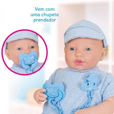 Boneca Bebê - Reborn - Ninos Pesadinho - Menino - Cotiplás