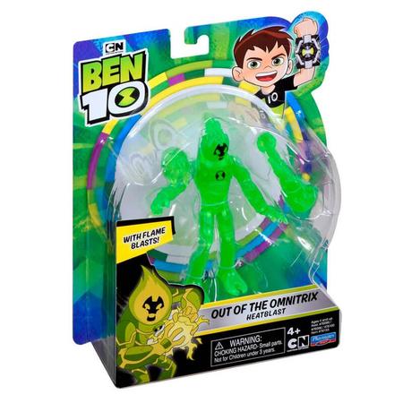 Imagem de Boneco Ben 10 Figuras de Ação - Chama Fora do Omnitrix  Playmates/Sunny