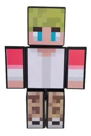 Boneco Streamers - George - Minecraft - Algazarra - Boneco