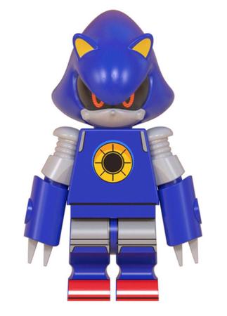 Boneco Lego Sonic Blocos Montar