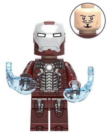 Imagem de Boneco Blocos De Montar Vingadores Iron Man Mk 5