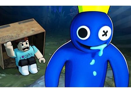 Boneco Azul Babão Rainbow Friends Jogo Roblox Blue Pelúcia - Blue Babao -  Bonecos - Magazine Luiza