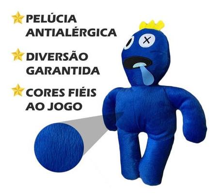 Boneco Blue Azul Babão Rainbow Friends Jogo Roblox Pelúcia - Bate Perna  Shop - Bonecos - Magazine Luiza