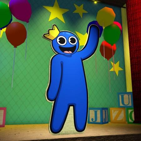 Boneco Azul Babão Rainbow Friends Jogo Roblox Blue Pelúcia - Blue Babao -  Bonecos - Magazine Luiza