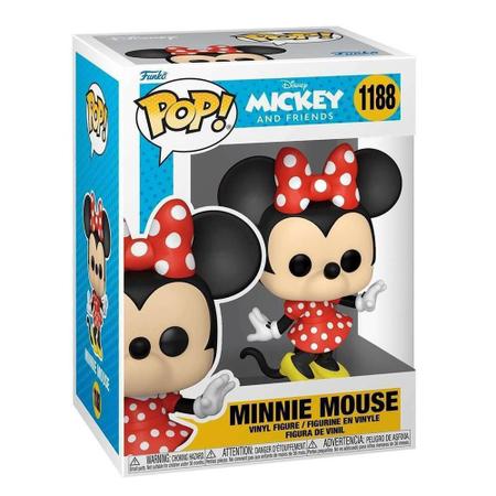 Imagem de Boneco Brinquedo Figura De Ação Funko Pop Vinil Minnie Mouse Disney Colecionável Original 1188