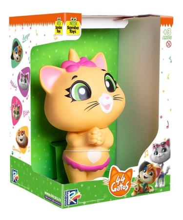 Boneco Gato Lampo Desenho Animado 44 Gatos Em Vinil 26cm - Samba Toys -  Bonecos - Magazine Luiza