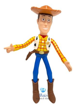 Imagem de Boneco Brinquedo Infantil Woody Cowboy Toy Story 19cm Vinil