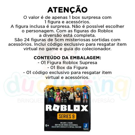 Boneco Jogo Roblox Surpresa c/ Código Virtual Série 8 - Sunny em Promoção  na Americanas