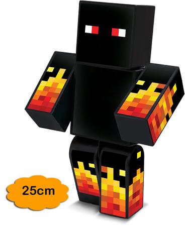 Imagem de Boneco Brinquedo Minecraft Athos Problems Mel e Melzinha 25cm Streamers Gamers Original