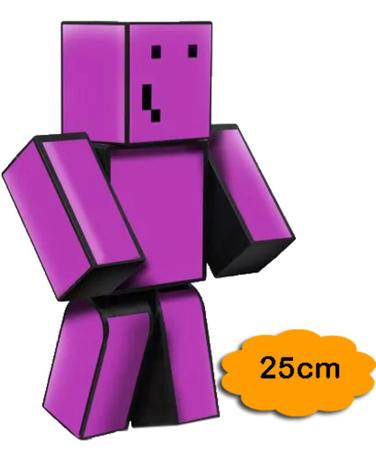 Imagem de Boneco Brinquedo Minecraft Athos Problems Mel e Melzinha 25cm Streamers Gamers Original