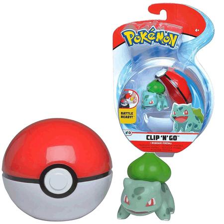 Boneco Pokemon - Pokebola - Clip N Go - Piplup + Poke Bola SUNNY BRINQUEDOS