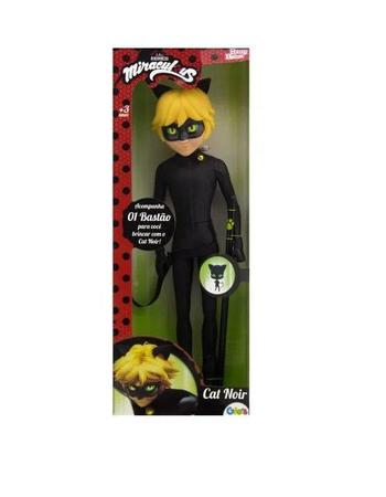 Boneco Cat Noir – Miraculous – Baby Brink 58 Centímetros – Maior