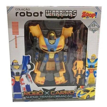 Imagem de Boneco Coleçao Robot Warriors Amarelo ZP00172